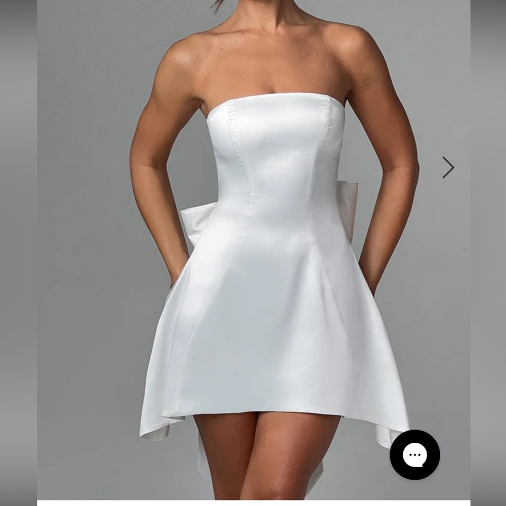 FREJA MINI DRESS - IVORY